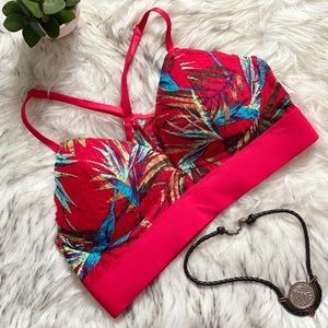 NEVER WORN padded tropical bralette